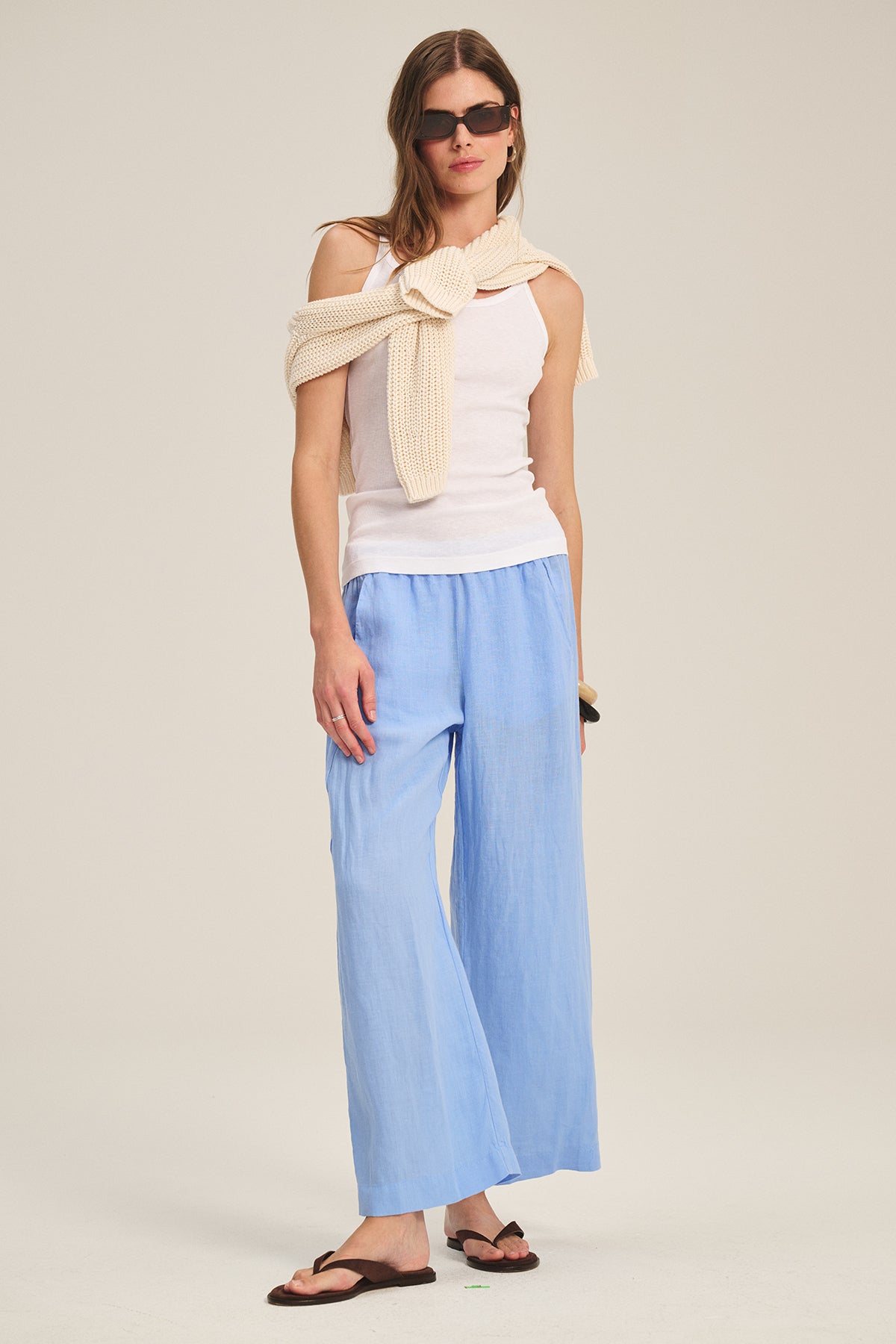ALIZA RIBBED COTTON LAYERING TANK