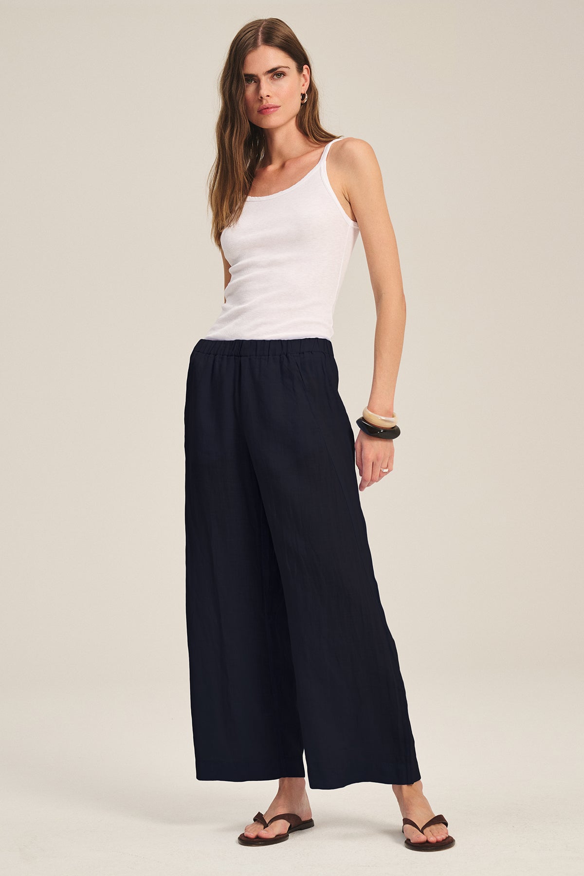 ALIZA RIBBED COTTON LAYERING TANK