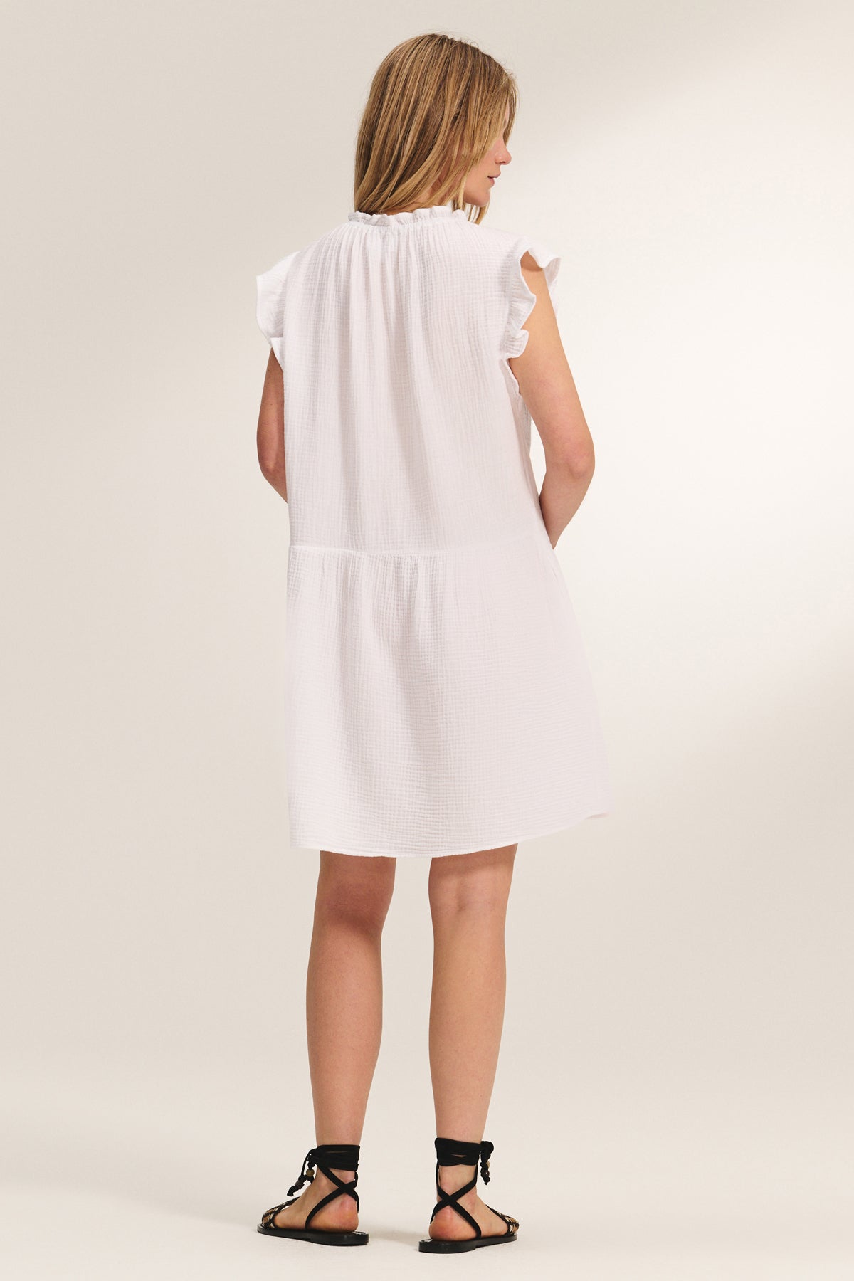 ANNIE COTTON GAUZE DRESS