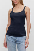 ALIZA RIBBED COTTON LAYERING TANK