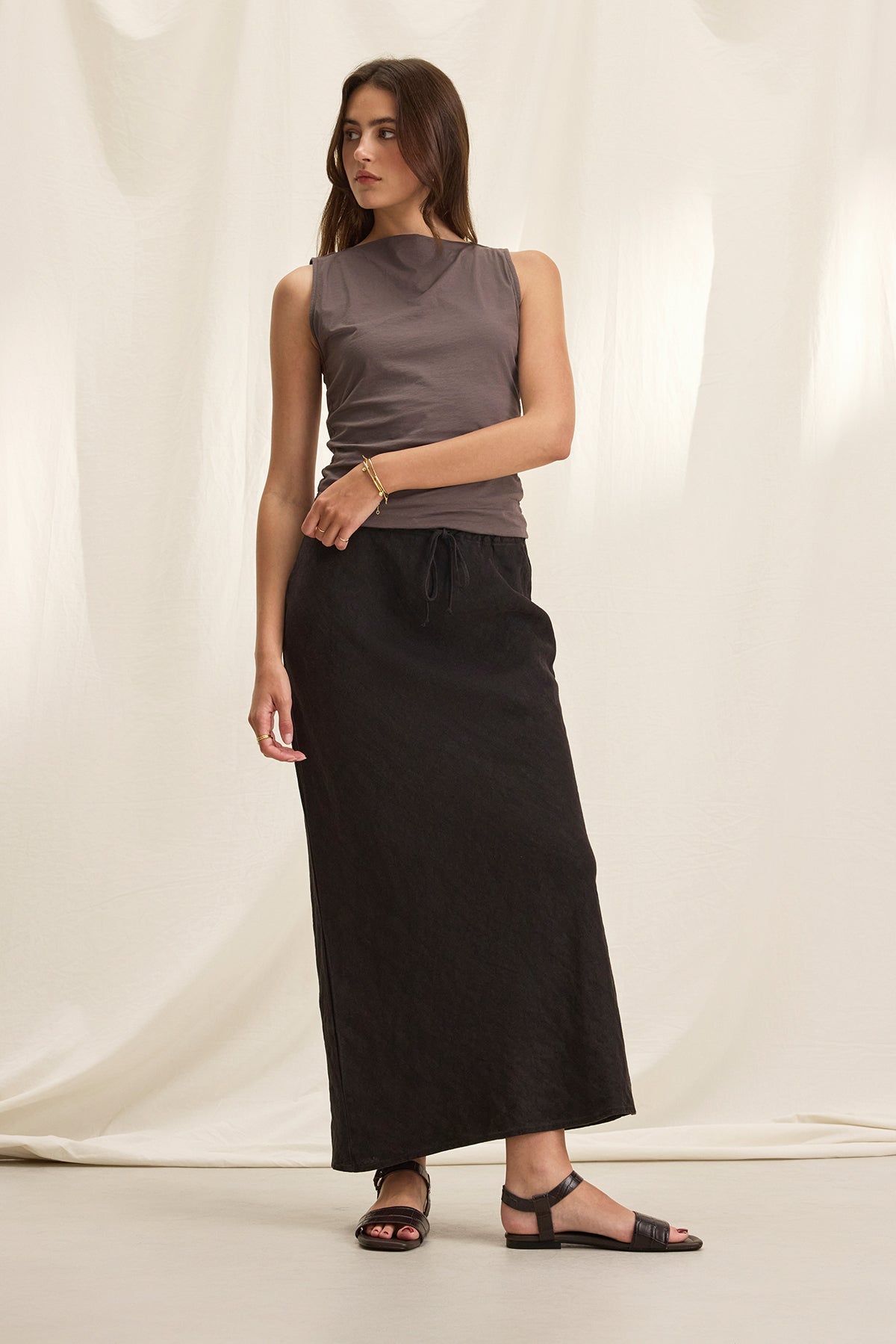 BEKA HEAVY LINEN SKIRT