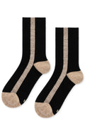 TUXEDO STRIPE ALTHLETIC WOOL CREW SOCK BY HANSEL FROM BASEL