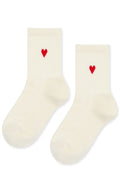 HEART SPORTY CREW SOCKS BY HANSEL FROM BASEL