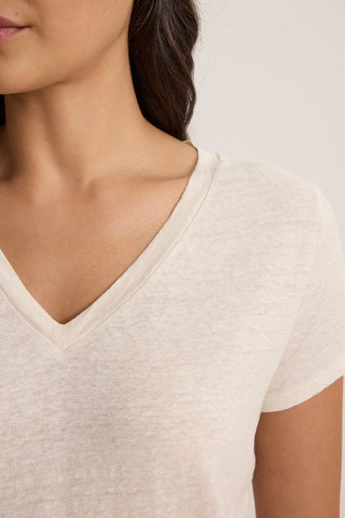 AMBER LINEN KNIT TEE