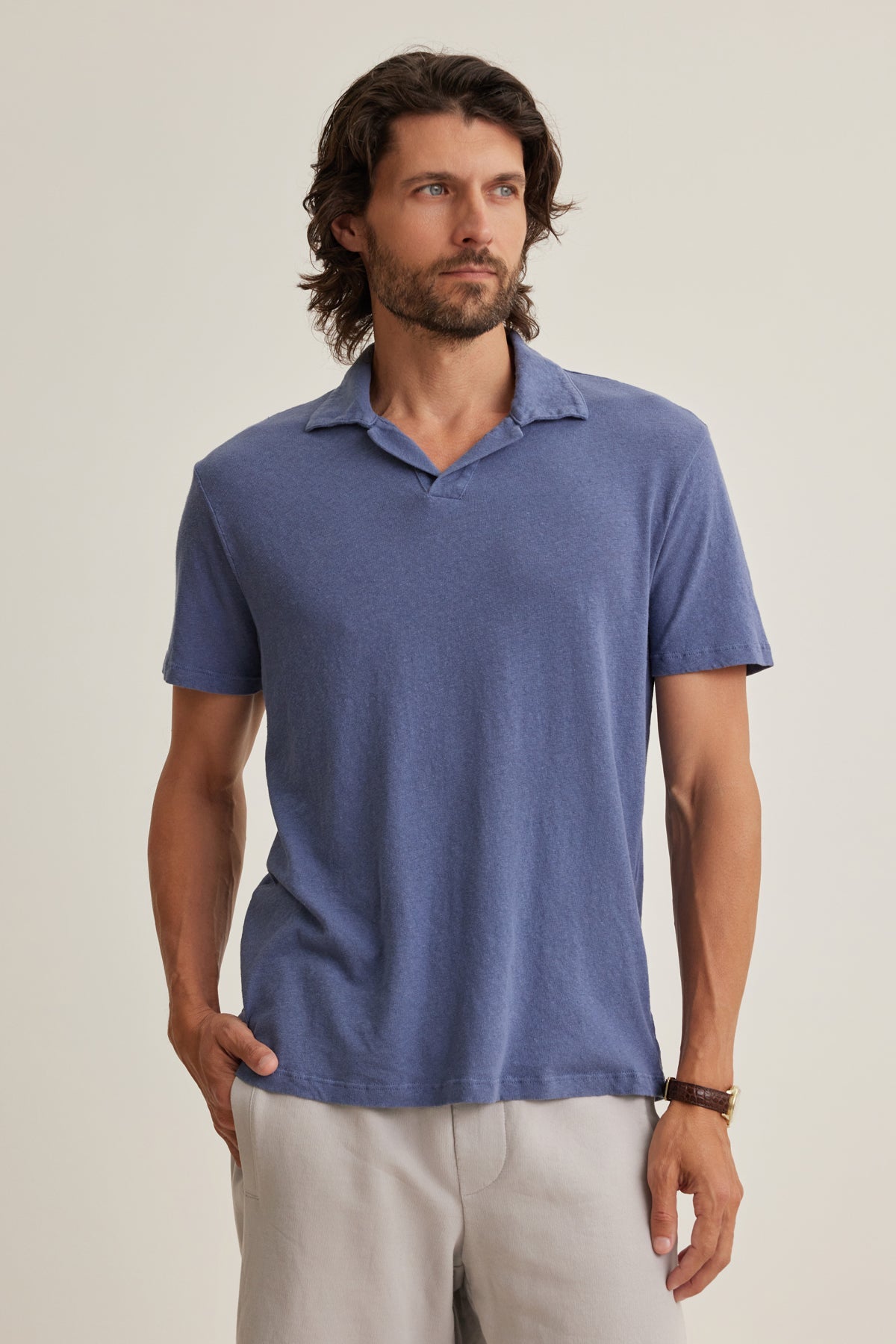 BECK LINEN COTTON POLO