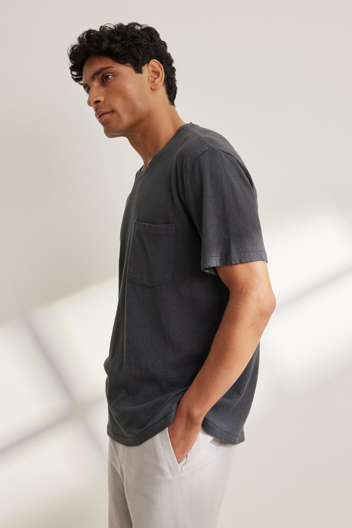 LEVINSON LINEN COTTON TEE