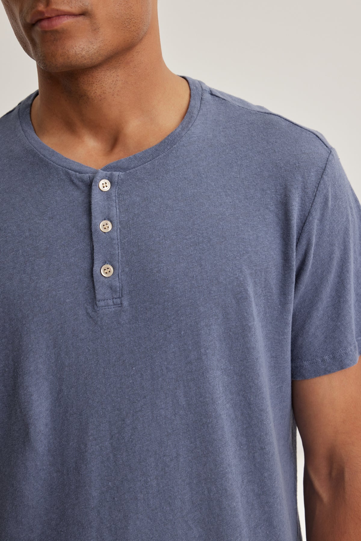 LIONEL LINEN COTTON HENLEY