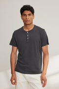 LIONEL LINEN COTTON HENLEY