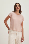 CASEY LINEN KNIT TEE