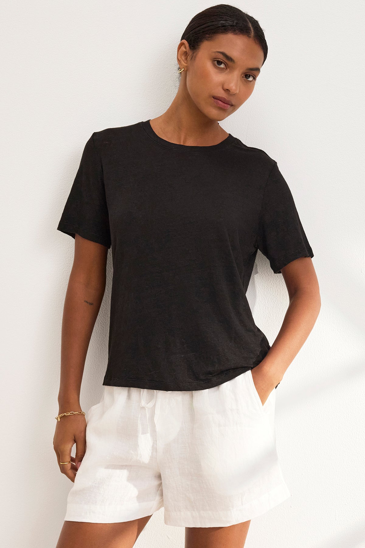 HERITAGE LINEN KNIT TEE