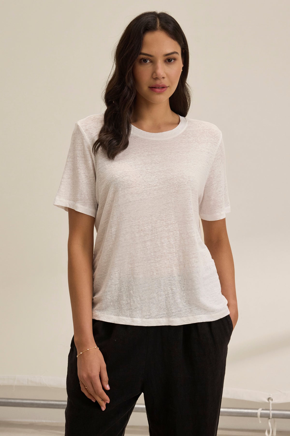 HERITAGE LINEN KNIT TEE