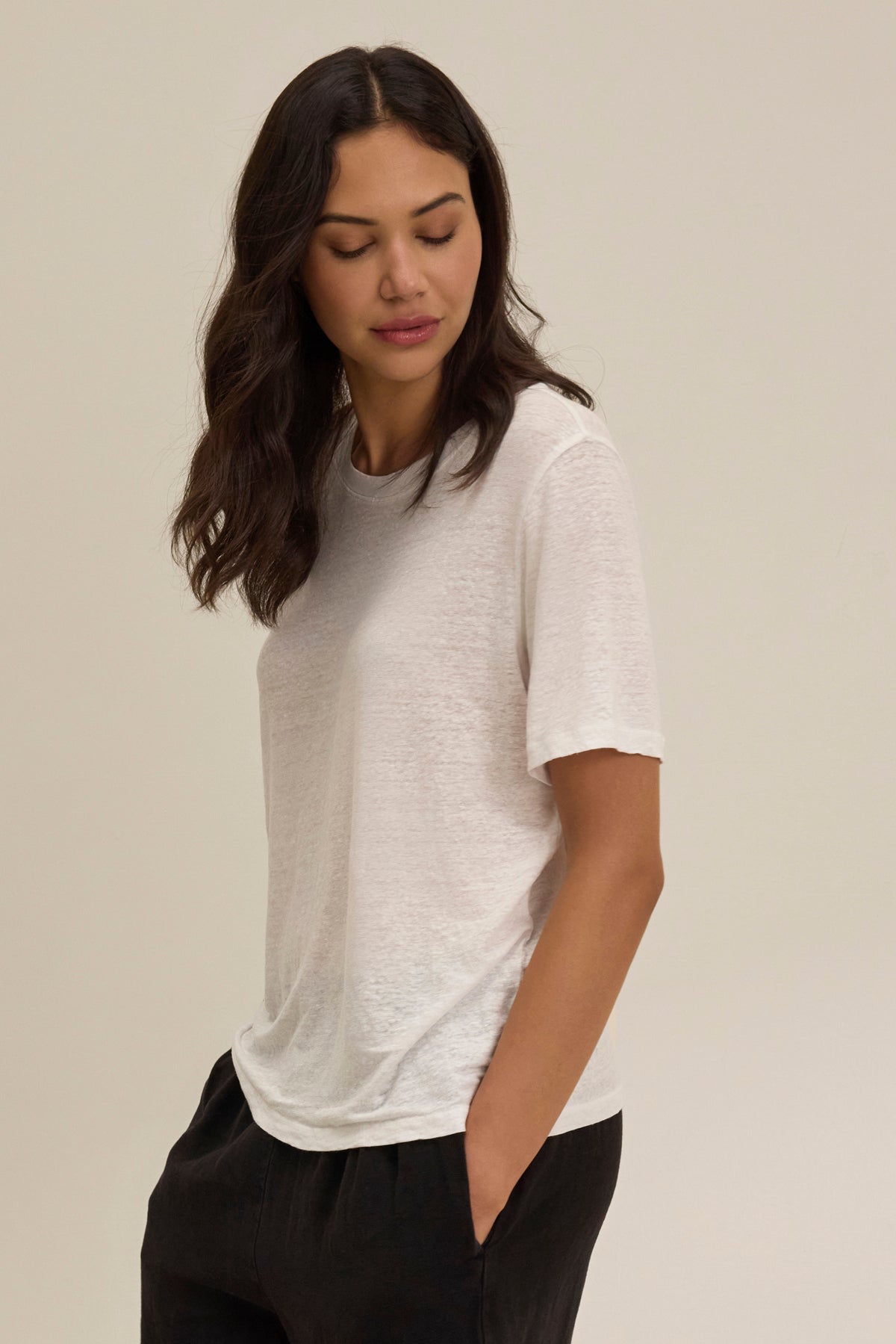 HERITAGE LINEN KNIT TEE