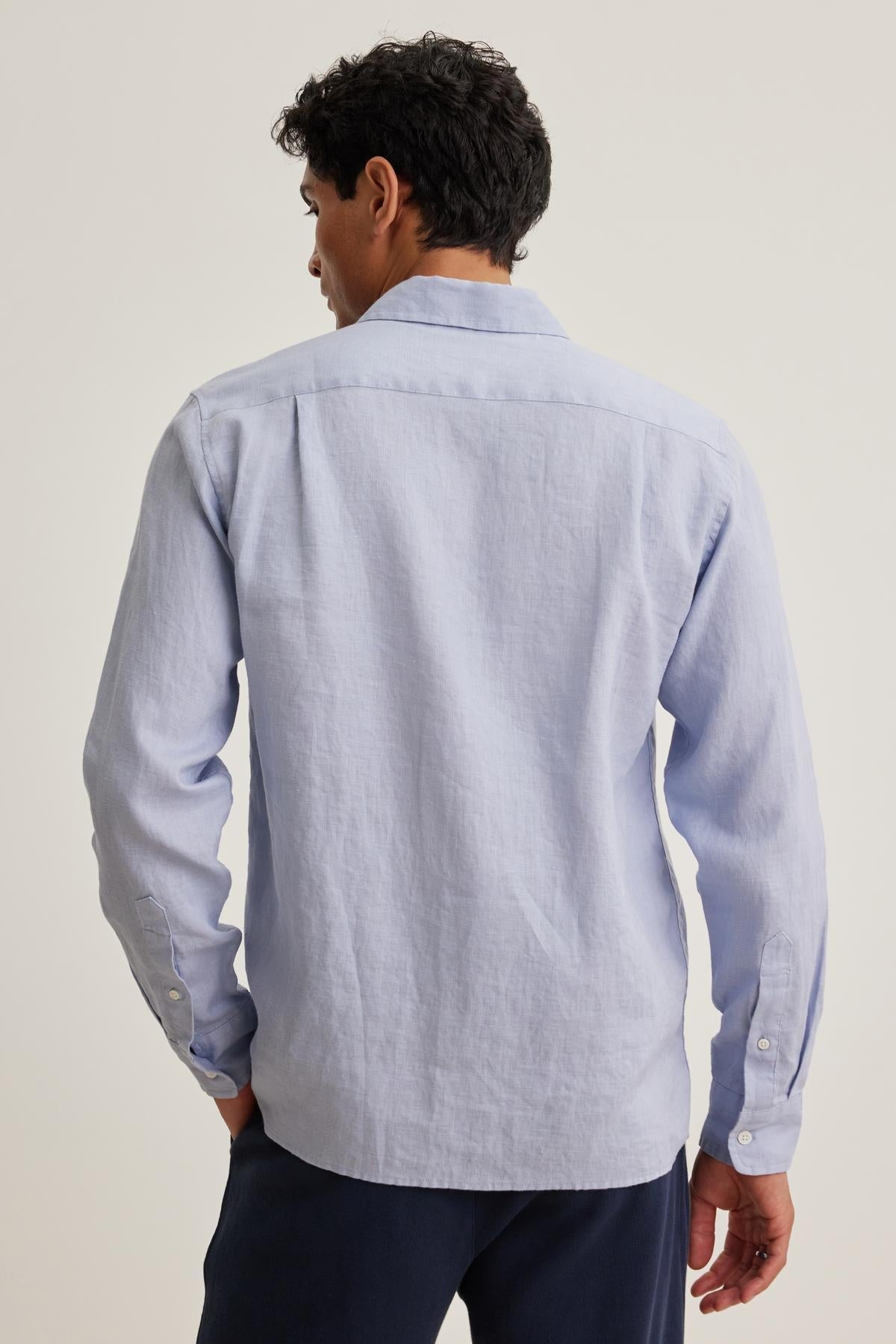 CARUSO LINEN BUTTON-UP SHIRT
