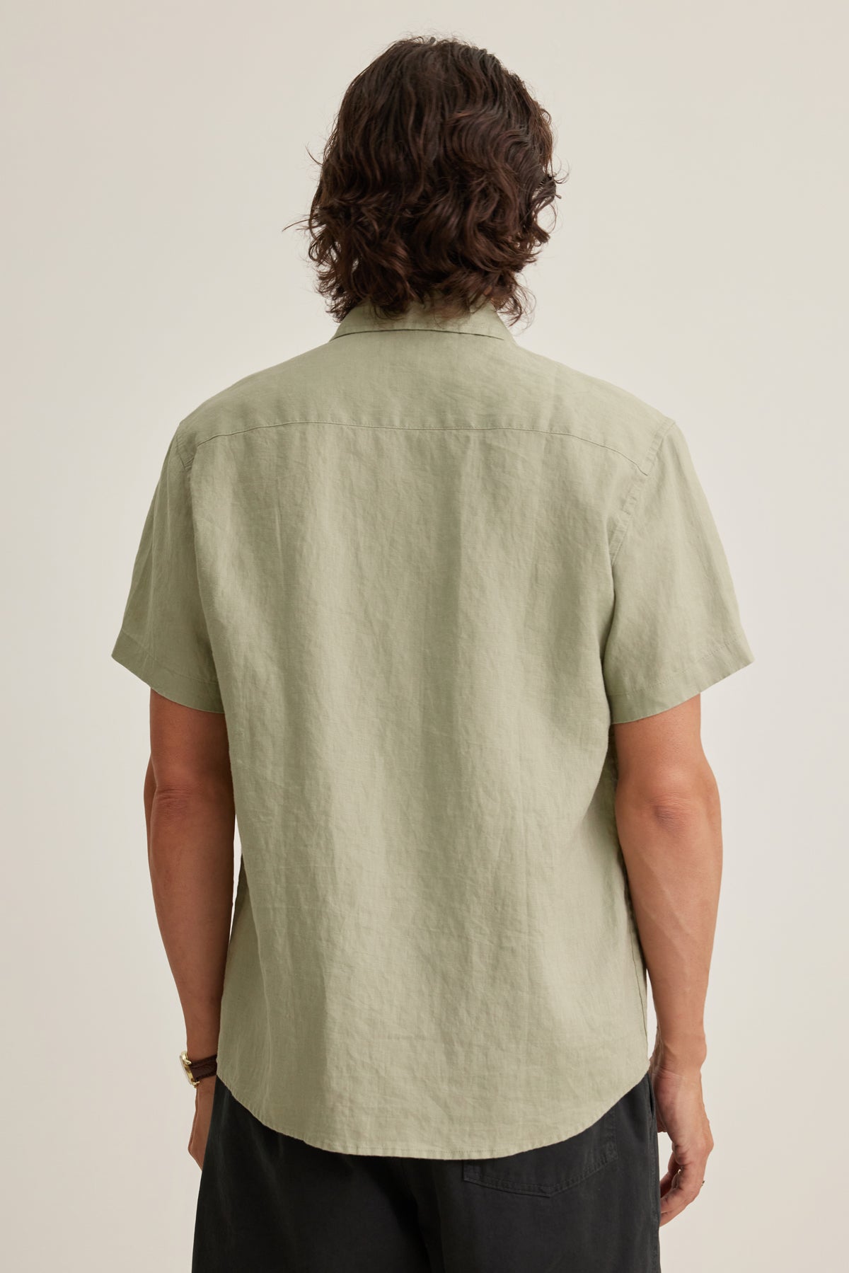 MICAH LINEN BUTTON-UP SHIRT