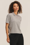 EMERSON EMBELLISHED SWEATER POLO