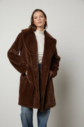 EVALYN LUX FAUX FUR COAT