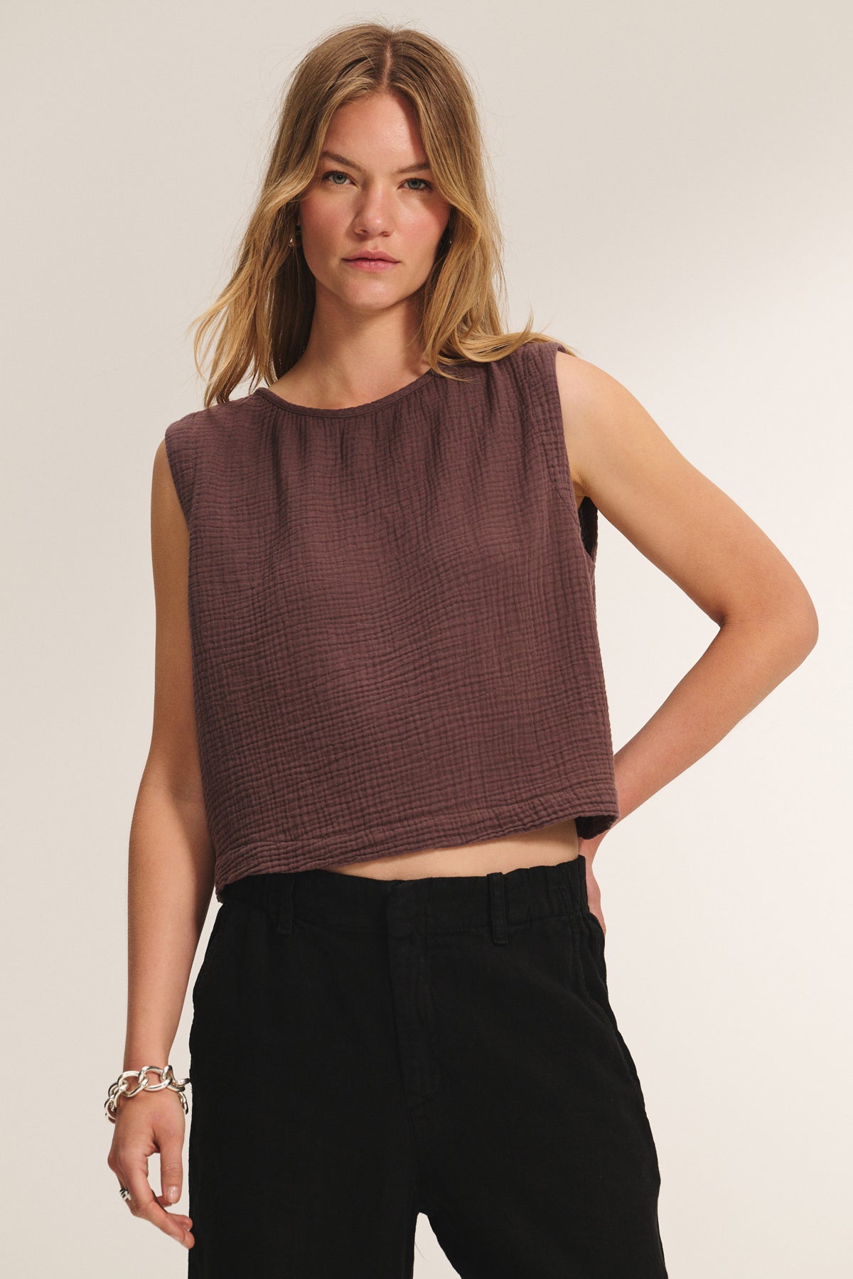 MILNEY COTTON GAUZE TOP