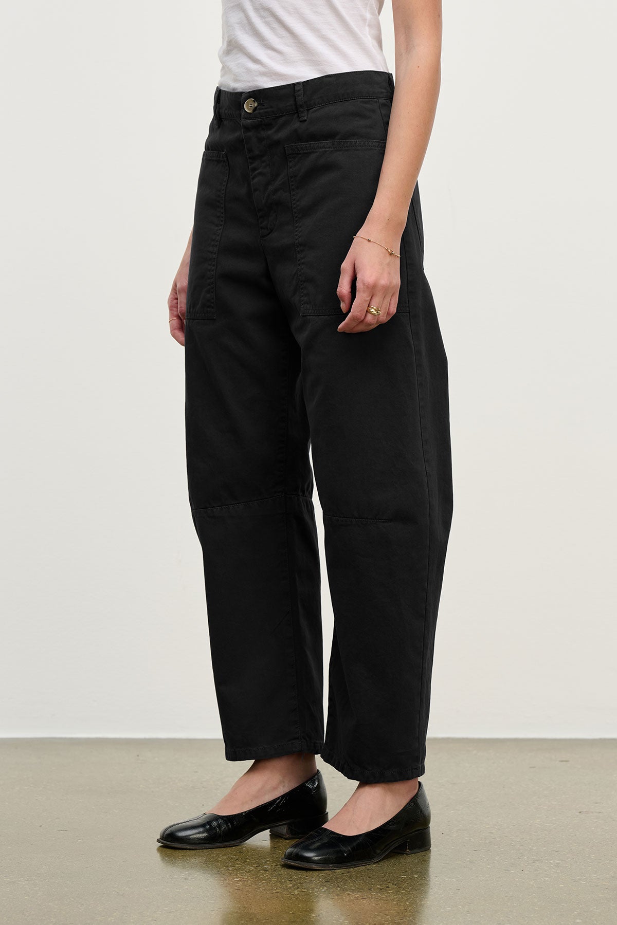 BRYLIE SANDED TWILL UTILITY PANT