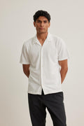 MARTYN PIQUE BUTTON-UP SHIRT