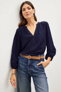 ASHLEY V-NECK TOP