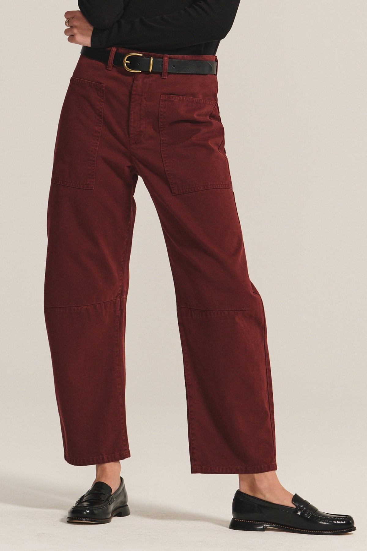 BRYLIE SANDED TWILL UTILITY PANT