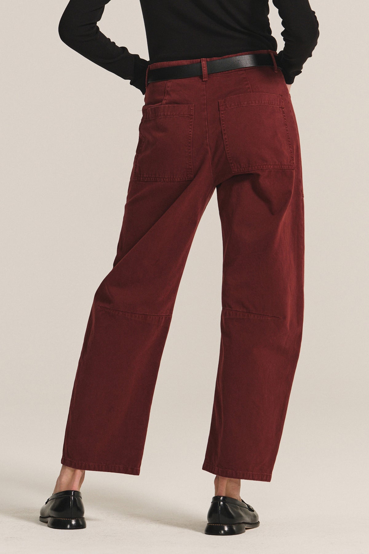 BRYLIE SANDED TWILL UTILITY PANT
