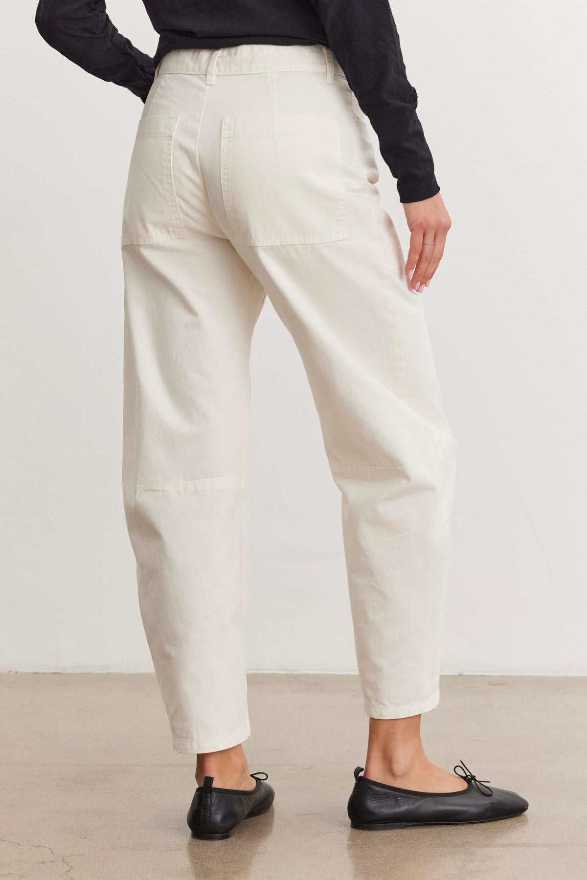 BRYLIE SANDED TWILL UTILITY PANT