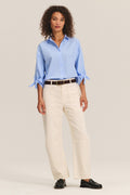 BRYLIE SANDED TWILL UTILITY PANT