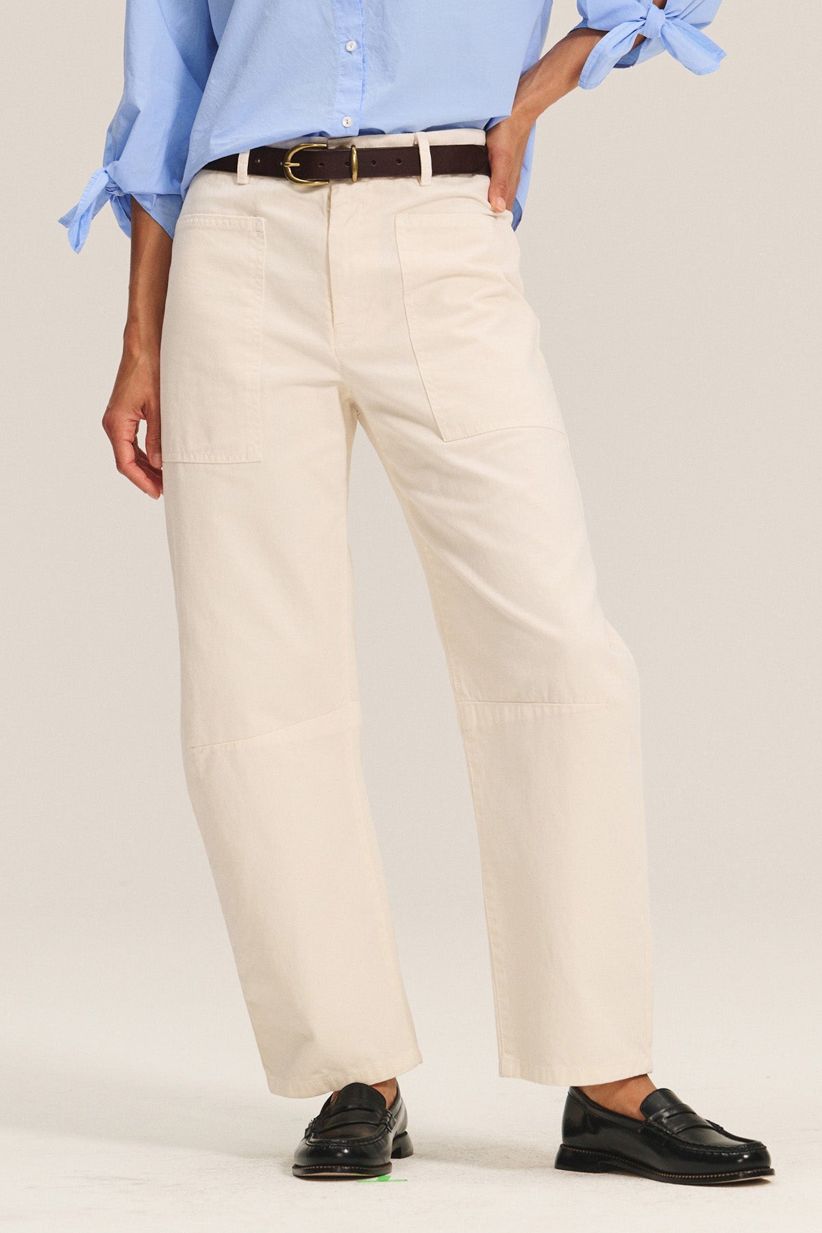 BRYLIE SANDED TWILL UTILITY PANT