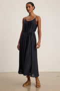 AVERY SILK COTTON VOILE DRESS