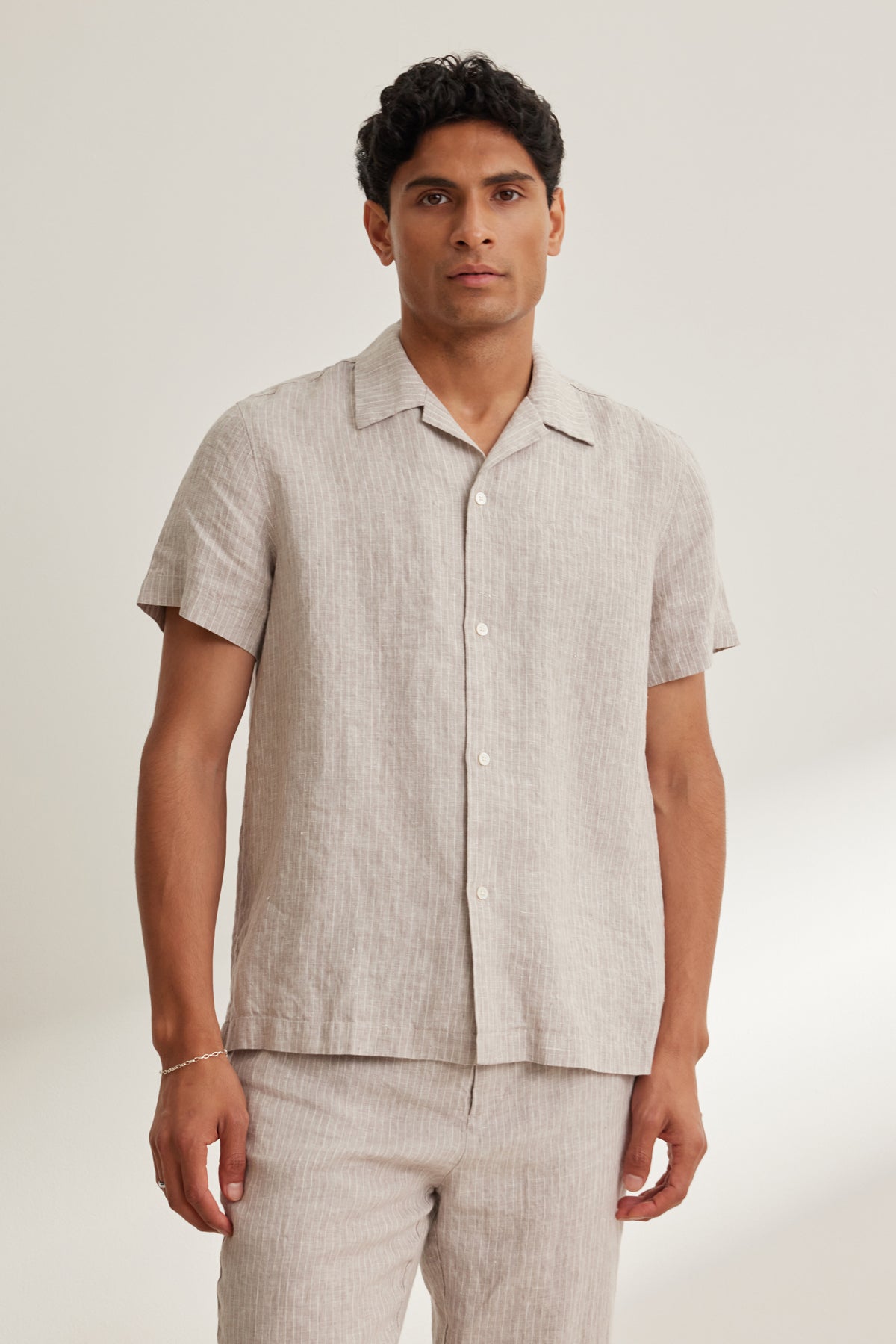 JULIUS LINEN BUTTON-UP SHIRT