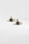 TWIN STUD ONYX BY PHYLLIS AND ROSIE