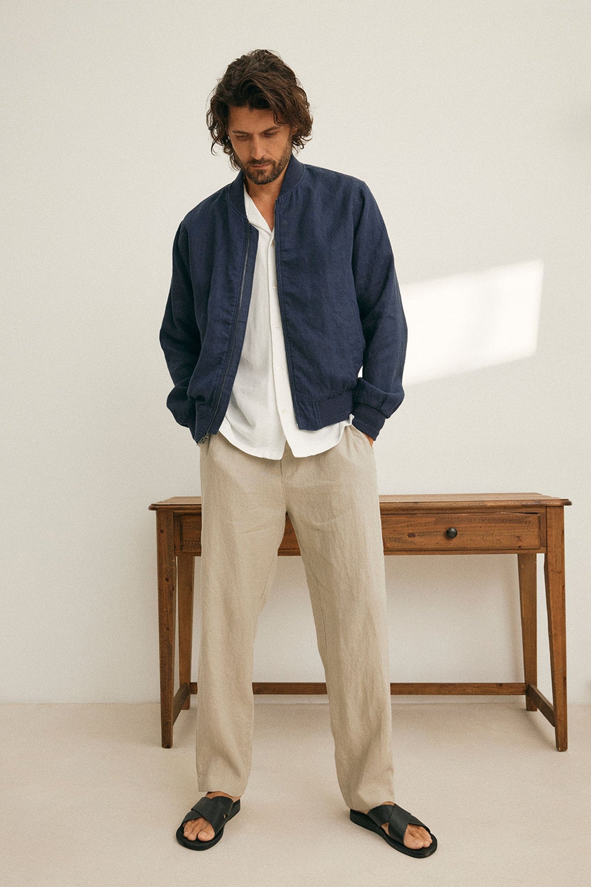 MARTYN PIQUE BUTTON-UP SHIRT