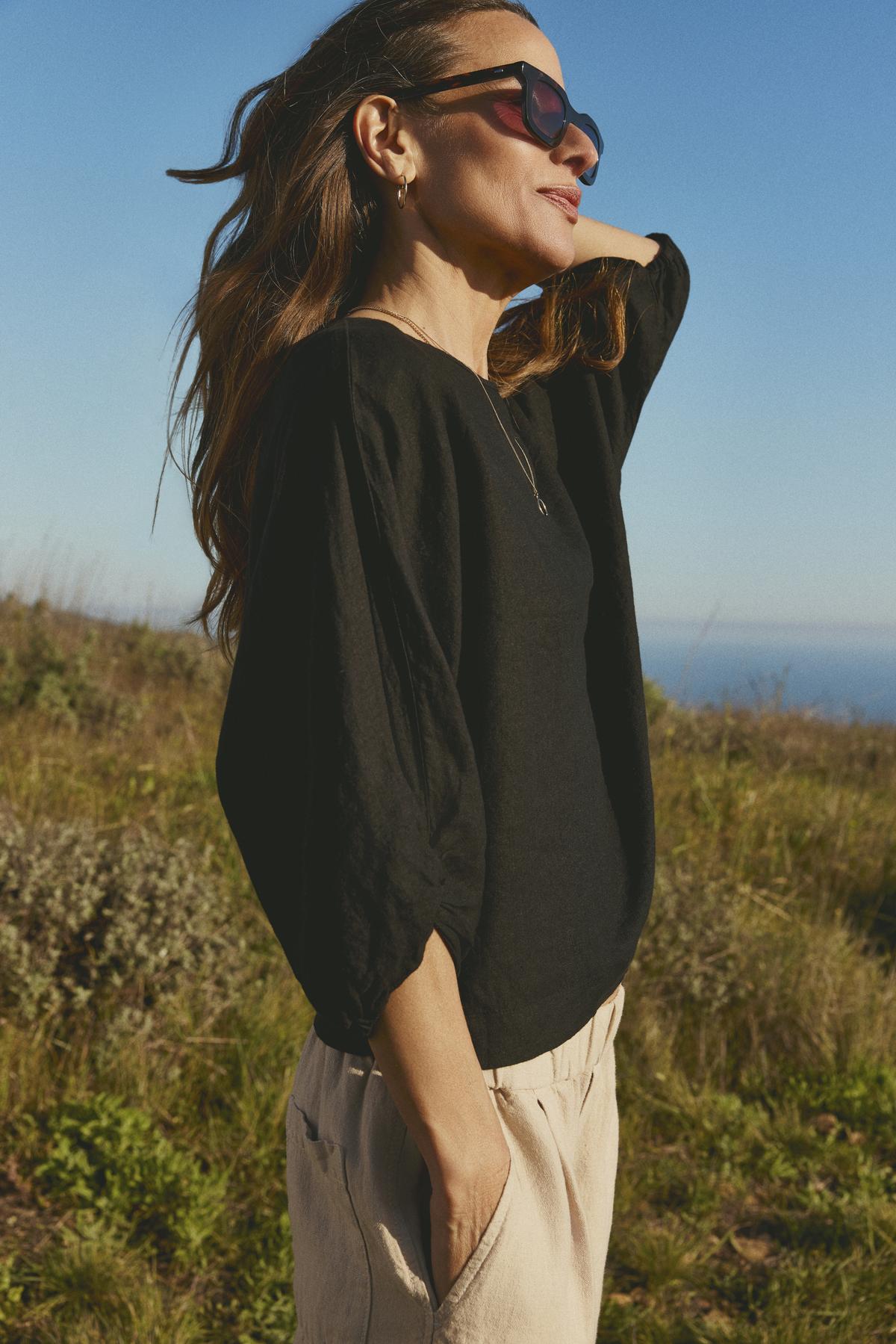 CASS LINEN TOP