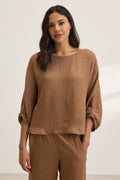 CASS LINEN TOP