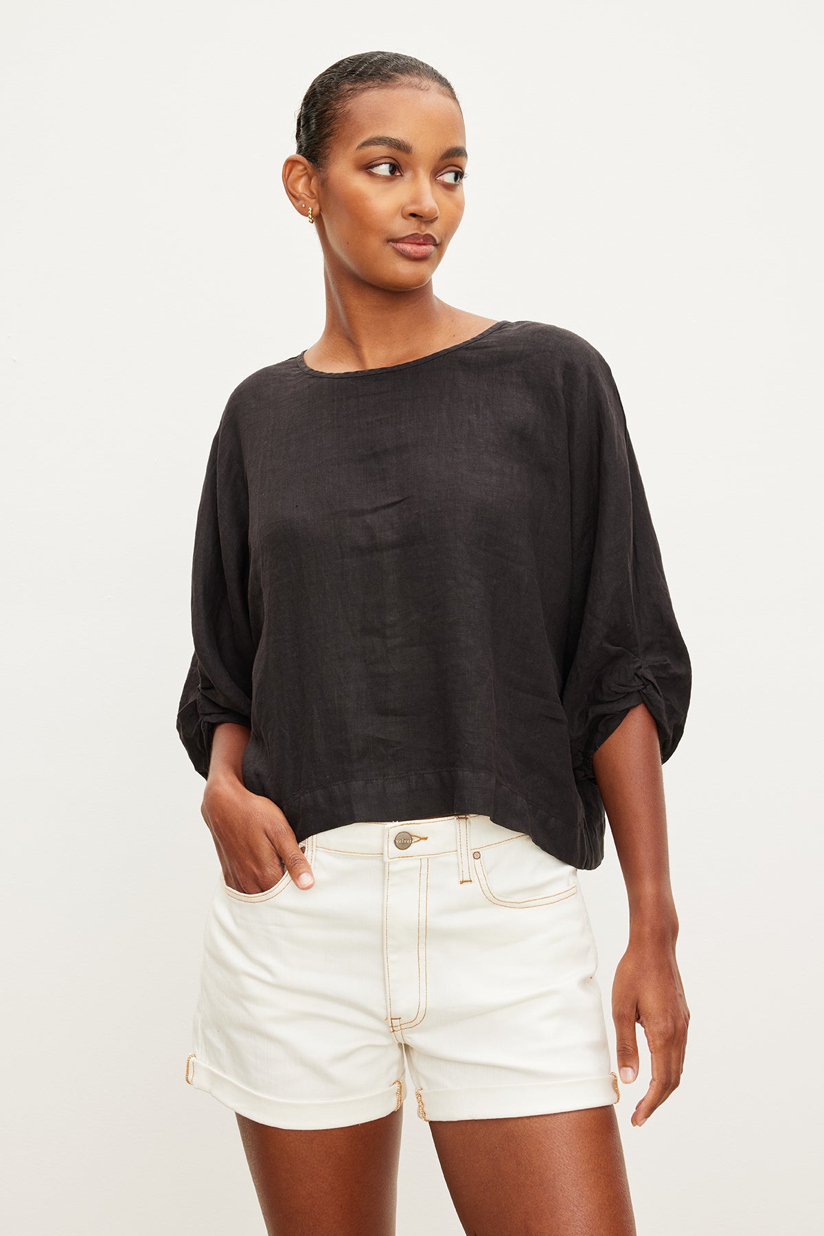 CASS LINEN TOP