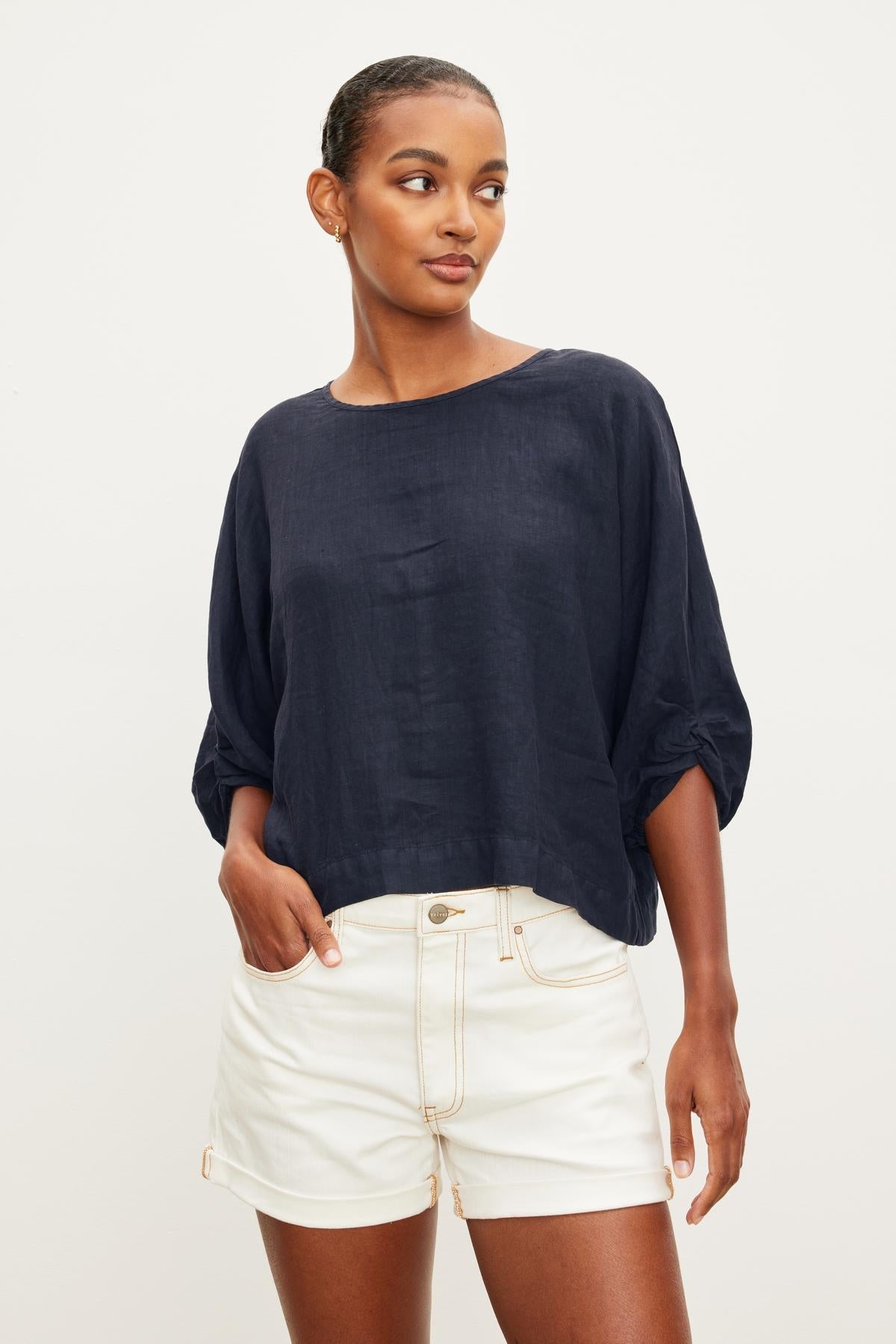 CASS LINEN TOP