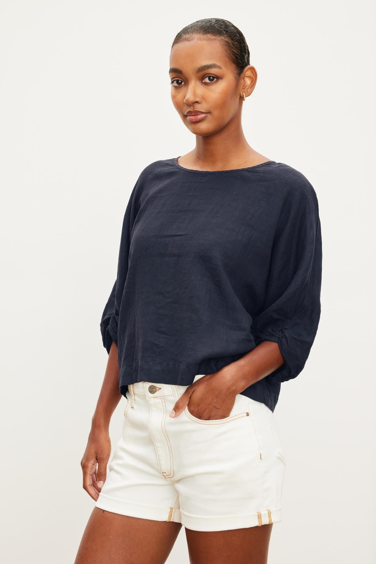 CASS LINEN TOP