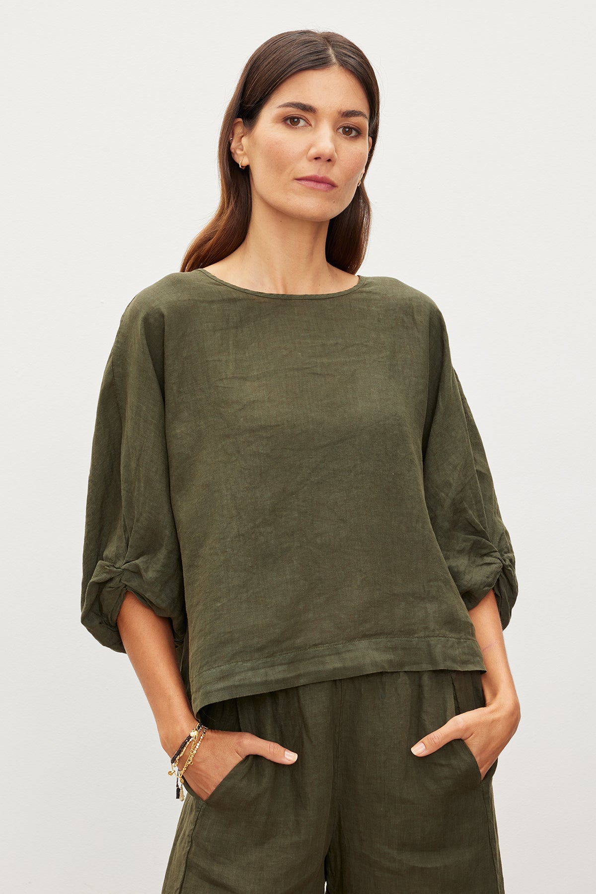 CASS LINEN TOP