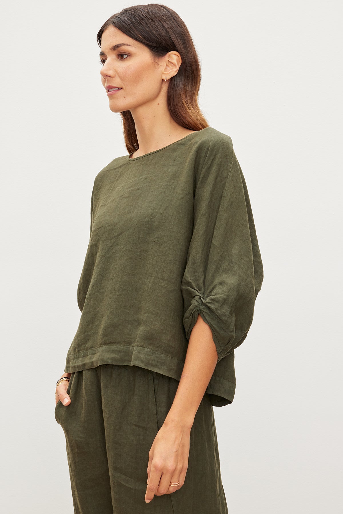 CASS LINEN TOP
