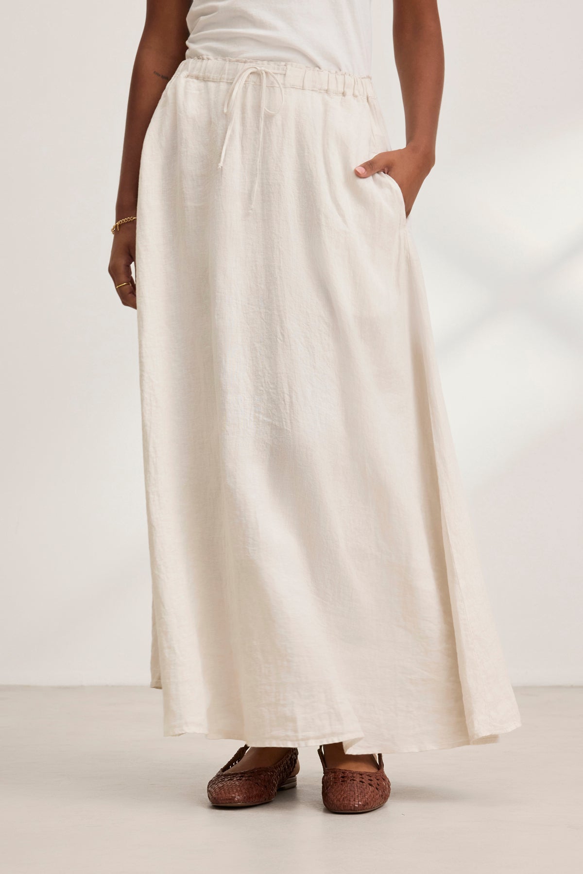 MEMPHIS LINEN SKIRT