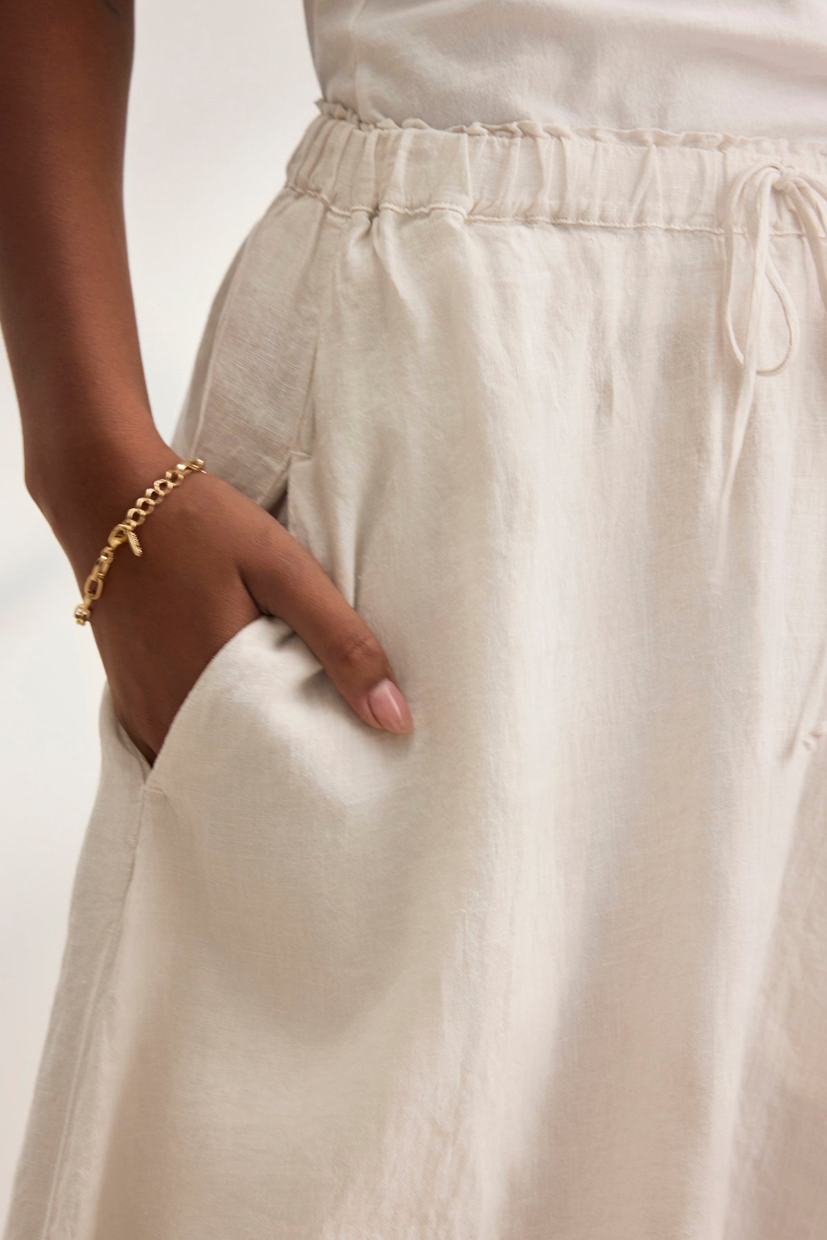 MEMPHIS LINEN SKIRT