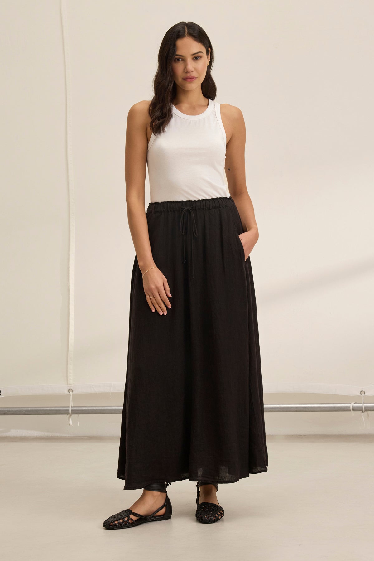 MEMPHIS LINEN SKIRT
