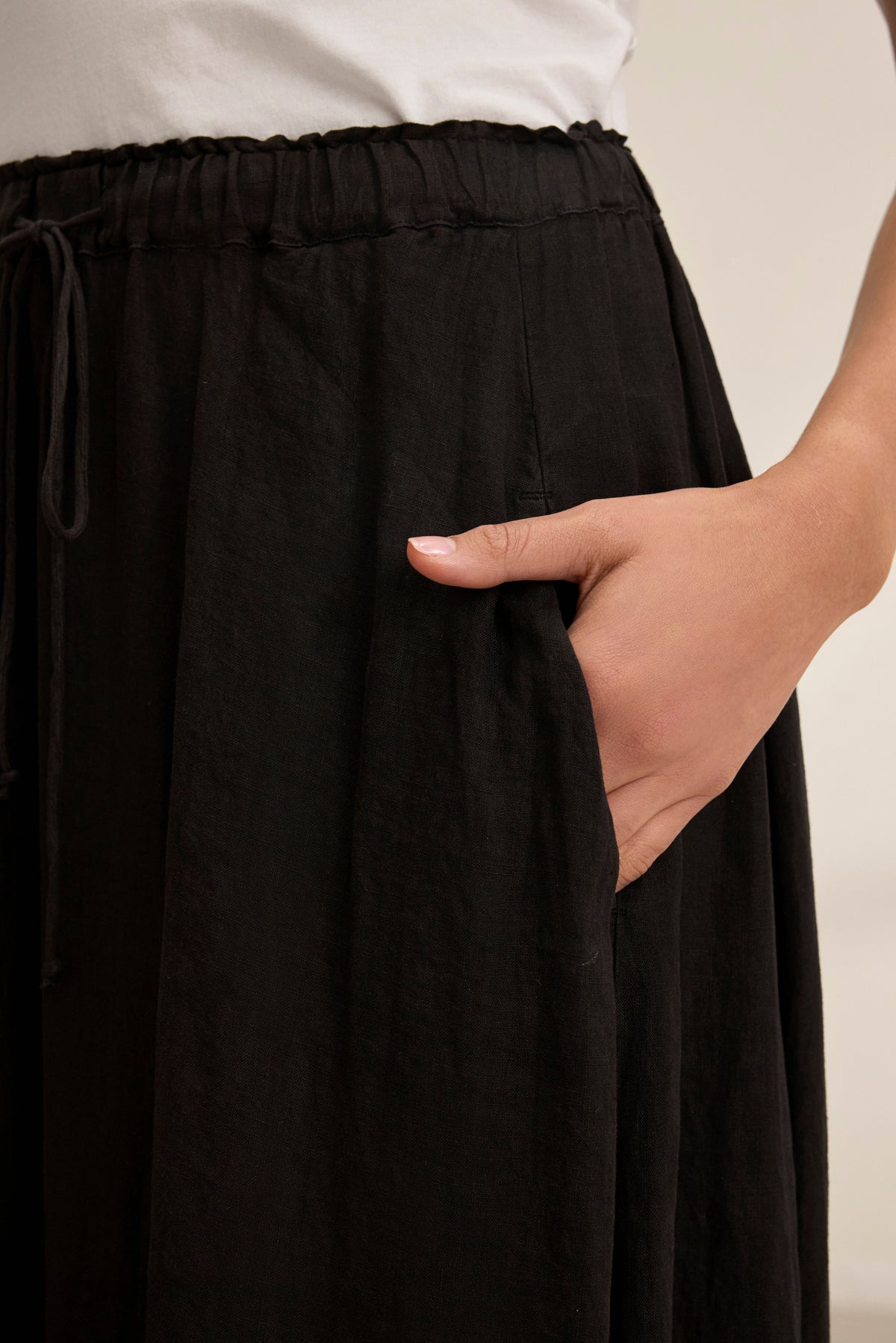 MEMPHIS LINEN SKIRT