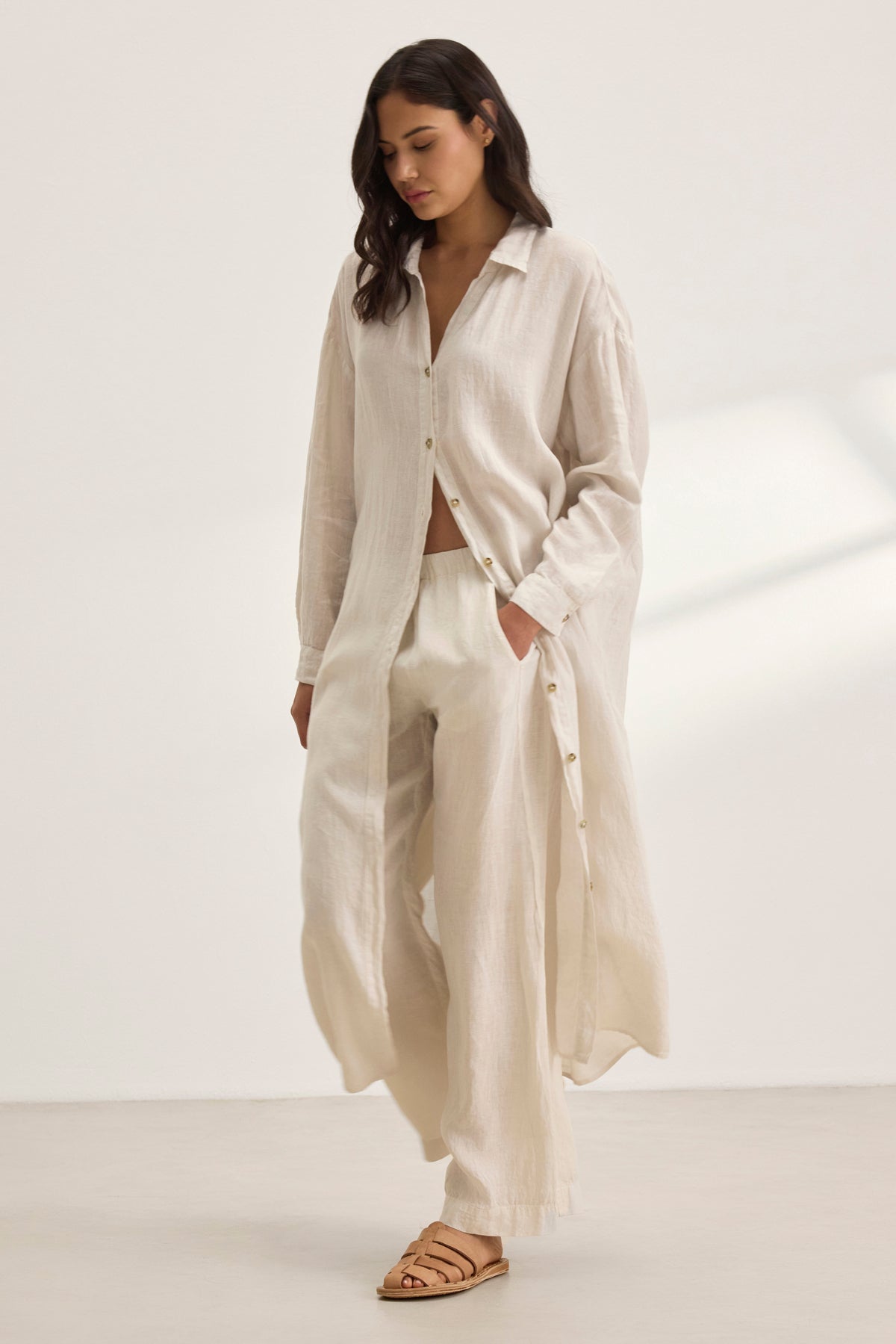 NICOLE LINEN DRESS