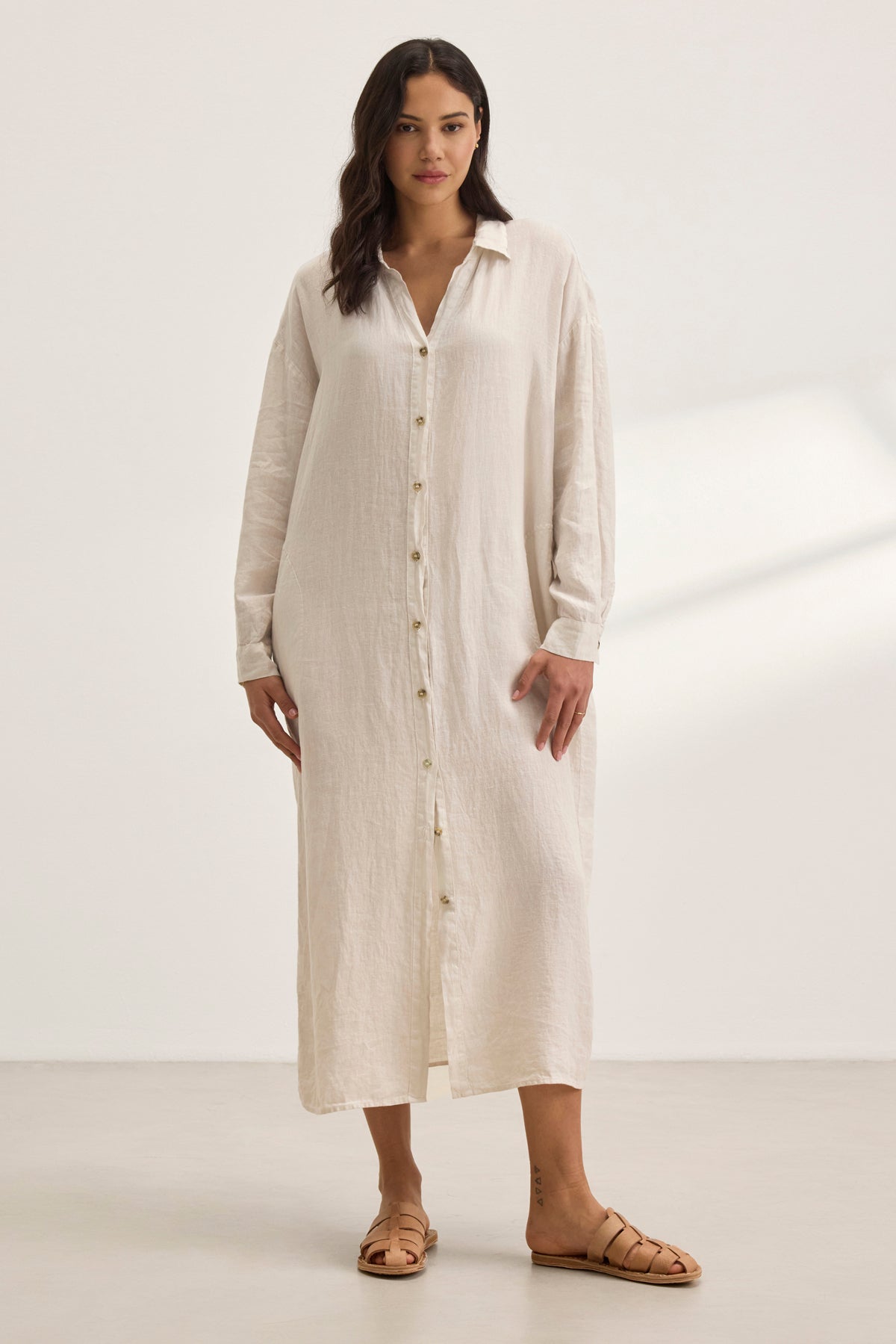 NICOLE LINEN DRESS