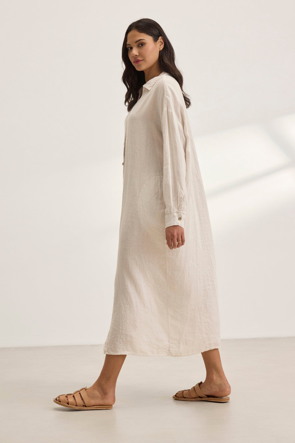 NICOLE LINEN DRESS