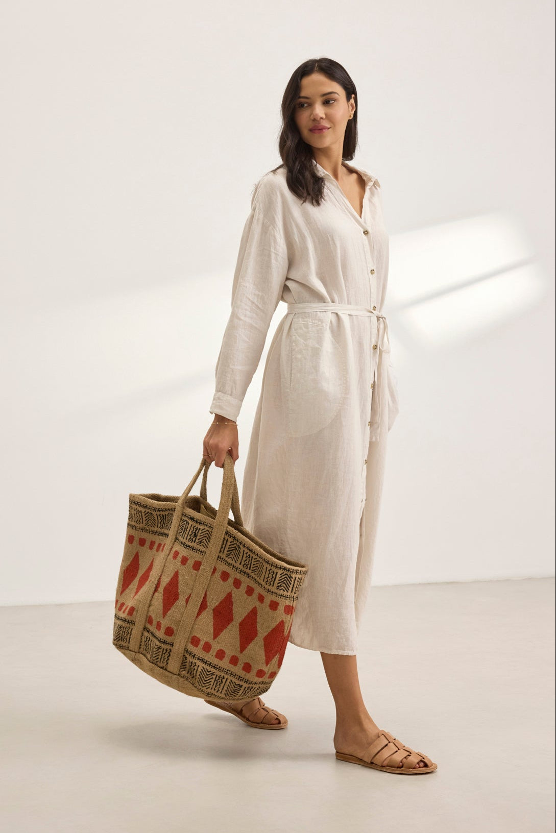 NICOLE LINEN DRESS