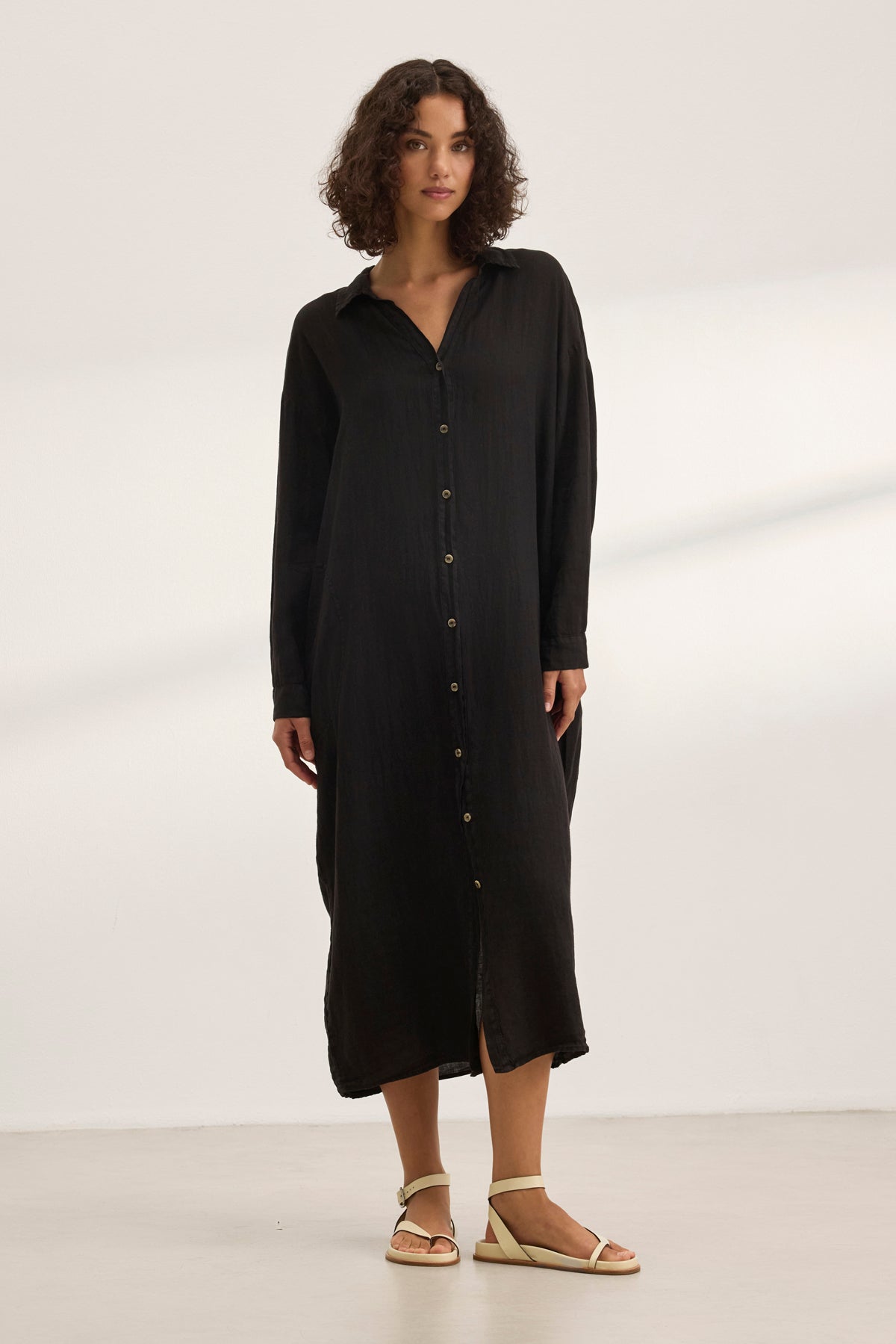NICOLE LINEN DRESS
