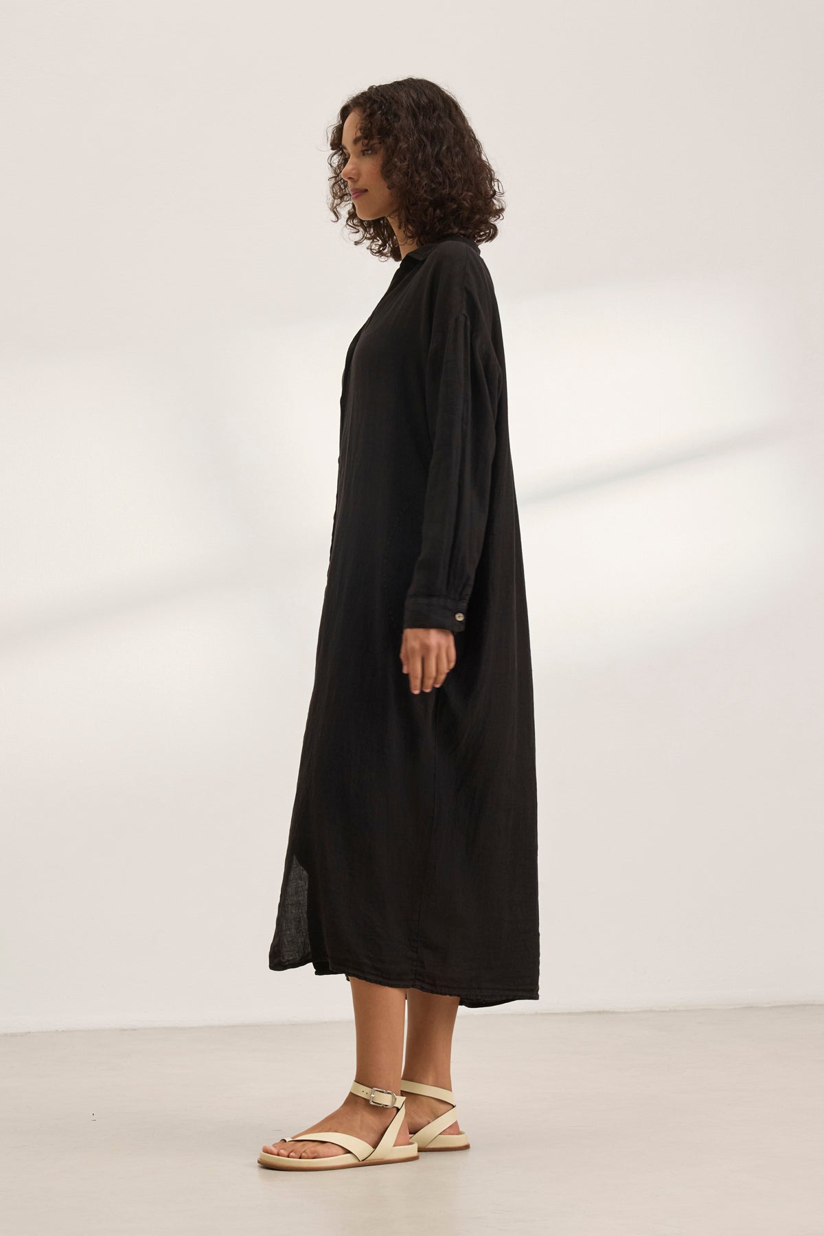 NICOLE LINEN DRESS
